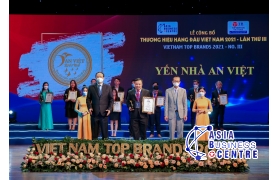 Yến Nhà An Việt đạt TOP 10 Thương hiệu hàng đầu Việt Nam năm 2021
